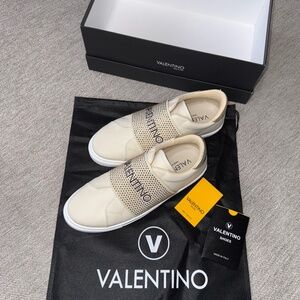 Valentino Maya Leather Sneakers
